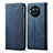 Custodia Portafoglio In stoffa con Supporto B01S per Xiaomi Mi 10i 5G Blu