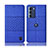 Custodia Portafoglio In stoffa con Supporto H12P per Motorola Moto Edge S30 5G Blu