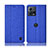 Custodia Portafoglio In stoffa con Supporto H12P per Motorola Moto Edge S30 Pro 5G Blu
