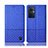 Custodia Portafoglio In stoffa con Supporto H12P per OnePlus Nord N20 5G Blu