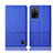 Custodia Portafoglio In stoffa con Supporto H12P per Oppo A53s 5G Blu