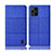 Custodia Portafoglio In stoffa con Supporto H12P per Oppo Find X3 5G Blu