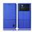 Custodia Portafoglio In stoffa con Supporto H12P per Oppo K9 Pro 5G Blu