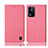 Custodia Portafoglio In stoffa con Supporto H12P per Oppo K9X 5G Rosa