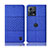 Custodia Portafoglio In stoffa con Supporto H13P per Motorola Moto Edge S30 Pro 5G Blu