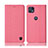 Custodia Portafoglio In stoffa con Supporto H13P per Motorola Moto G50 5G Rosa