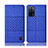 Custodia Portafoglio In stoffa con Supporto H13P per Oppo A55 5G Blu