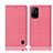 Custodia Portafoglio In stoffa con Supporto H13P per Oppo A94 5G Rosa