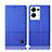 Custodia Portafoglio In stoffa con Supporto H13P per Oppo Reno8 Pro 5G Blu