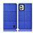 Custodia Portafoglio In stoffa con Supporto H14P per Motorola Moto G32 Blu