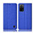 Custodia Portafoglio In stoffa con Supporto H14P per Oppo A55 5G Blu