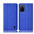 Custodia Portafoglio In stoffa con Supporto H14P per Oppo A55S 5G Blu
