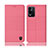 Custodia Portafoglio In stoffa con Supporto H14P per Oppo K9X 5G Rosa