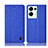 Custodia Portafoglio In stoffa con Supporto H14P per Oppo Reno8 Pro 5G Blu