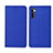 Custodia Portafoglio In stoffa con Supporto per Realme X2 Blu