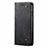 Custodia Portafoglio In stoffa con Supporto per Samsung Galaxy M31 Prime Edition Nero