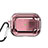 Custodia Portatile con Moschettone per AirPods Pro Custodia di Ricarica C01 Oro Rosa