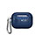 Custodia Portatile con Moschettone per AirPods Pro Custodia di Ricarica C05 Blu