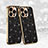 Custodia Silicone Cover Morbida Bling-Bling AC1 per Apple iPhone 13 Pro Max Nero