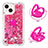 Custodia Silicone Cover Morbida Bling-Bling con Anello Supporto S01 per Apple iPhone 14 Plus