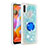 Custodia Silicone Cover Morbida Bling-Bling con Anello Supporto S01 per Samsung Galaxy A11 Cielo Blu