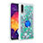 Custodia Silicone Cover Morbida Bling-Bling con Anello Supporto S01 per Samsung Galaxy A50