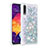 Custodia Silicone Cover Morbida Bling-Bling con Anello Supporto S01 per Samsung Galaxy A50