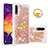 Custodia Silicone Cover Morbida Bling-Bling con Anello Supporto S01 per Samsung Galaxy A50S