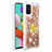 Custodia Silicone Cover Morbida Bling-Bling con Anello Supporto S01 per Samsung Galaxy A51 4G