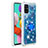 Custodia Silicone Cover Morbida Bling-Bling con Anello Supporto S01 per Samsung Galaxy A51 4G