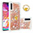 Custodia Silicone Cover Morbida Bling-Bling con Anello Supporto S01 per Samsung Galaxy A70