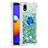 Custodia Silicone Cover Morbida Bling-Bling con Anello Supporto S01 per Samsung Galaxy M01 Core