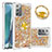 Custodia Silicone Cover Morbida Bling-Bling con Anello Supporto S01 per Samsung Galaxy Note 20 5G