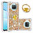 Custodia Silicone Cover Morbida Bling-Bling con Anello Supporto S01 per Xiaomi Mi 10T Lite 5G