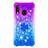 Custodia Silicone Cover Morbida Bling-Bling con Anello Supporto S02 per Samsung Galaxy A20e