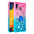 Custodia Silicone Cover Morbida Bling-Bling con Anello Supporto S02 per Samsung Galaxy A30
