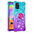 Custodia Silicone Cover Morbida Bling-Bling con Anello Supporto S02 per Samsung Galaxy A31