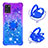 Custodia Silicone Cover Morbida Bling-Bling con Anello Supporto S02 per Samsung Galaxy A31