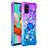 Custodia Silicone Cover Morbida Bling-Bling con Anello Supporto S02 per Samsung Galaxy A51 4G