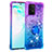 Custodia Silicone Cover Morbida Bling-Bling con Anello Supporto S02 per Samsung Galaxy A91