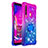 Custodia Silicone Cover Morbida Bling-Bling con Anello Supporto S02 per Samsung Galaxy A9s