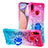 Custodia Silicone Cover Morbida Bling-Bling con Anello Supporto S02 per Samsung Galaxy M01s