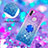 Custodia Silicone Cover Morbida Bling-Bling con Anello Supporto S02 per Samsung Galaxy M11