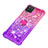 Custodia Silicone Cover Morbida Bling-Bling con Anello Supporto S02 per Samsung Galaxy M12