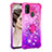 Custodia Silicone Cover Morbida Bling-Bling con Anello Supporto S02 per Samsung Galaxy M21