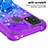 Custodia Silicone Cover Morbida Bling-Bling con Anello Supporto S02 per Samsung Galaxy M21s