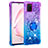 Custodia Silicone Cover Morbida Bling-Bling con Anello Supporto S02 per Samsung Galaxy Note 10 Lite