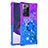 Custodia Silicone Cover Morbida Bling-Bling con Anello Supporto S02 per Samsung Galaxy Note 20 Ultra 5G
