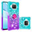 Custodia Silicone Cover Morbida Bling-Bling con Anello Supporto S02 per Xiaomi Mi 10i 5G