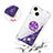 Custodia Silicone Cover Morbida Bling-Bling con Anello Supporto S03 per Apple iPhone 14 Plus
